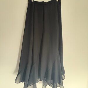 R&M Richards Black High-Low Maxi Skirt - Size 20W, NWT